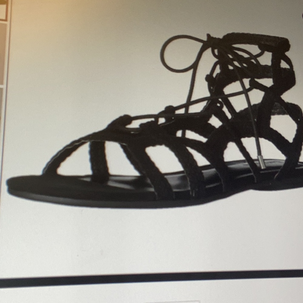 Women’s Lace up Sandals black